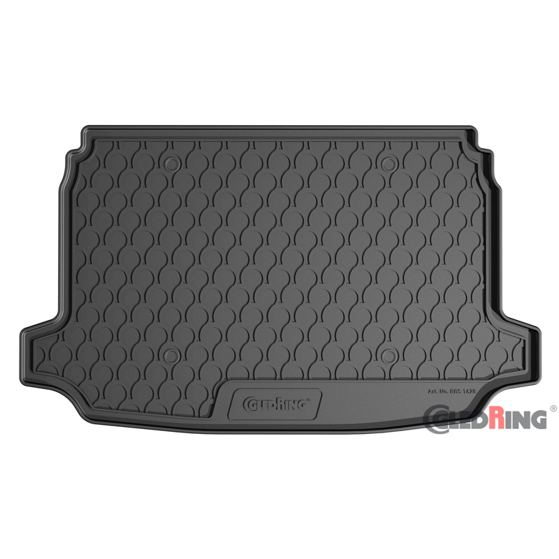 Coquille coffre-arrière Rubbasol (caoutchouc) sur mesure pour Fiat 600 Hybrid 2024- (Sol en haut variable)