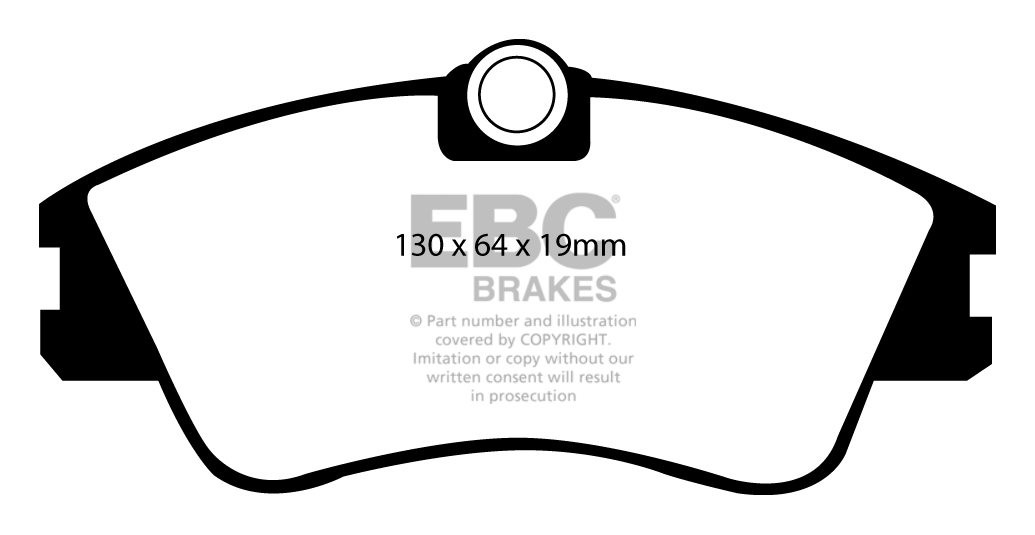 EBC Brakes VW Caravelle 2.5 TD 95-98 Remblokken voorzijde