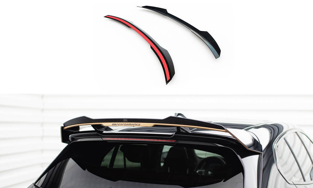 Spoiler BMW 1 Serie M Pakket / M135i M Performance Maxton Glans Zwart