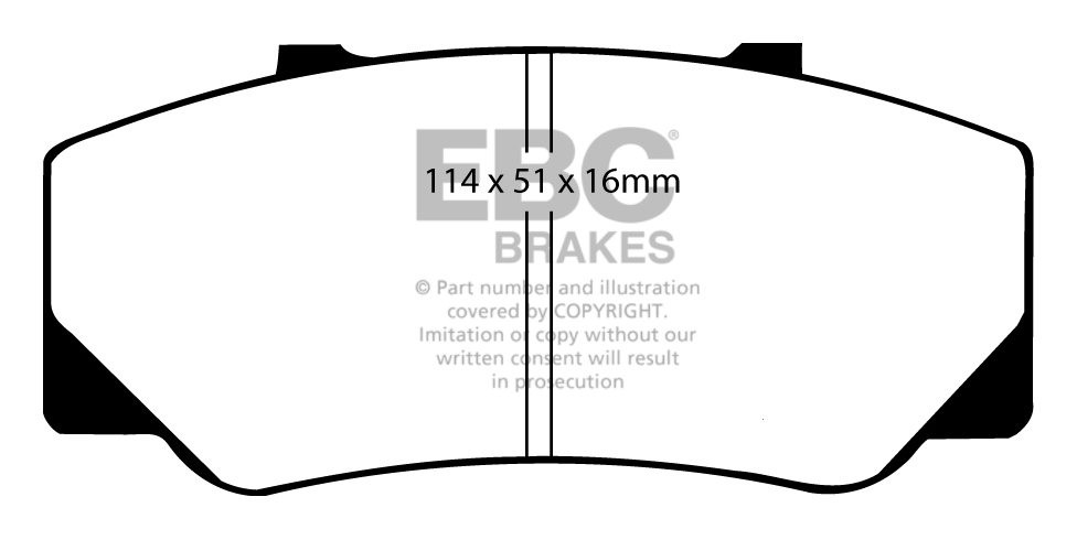 EBC Brakes VOLVO 760 2.3 82-87 Remblokken voorzijde