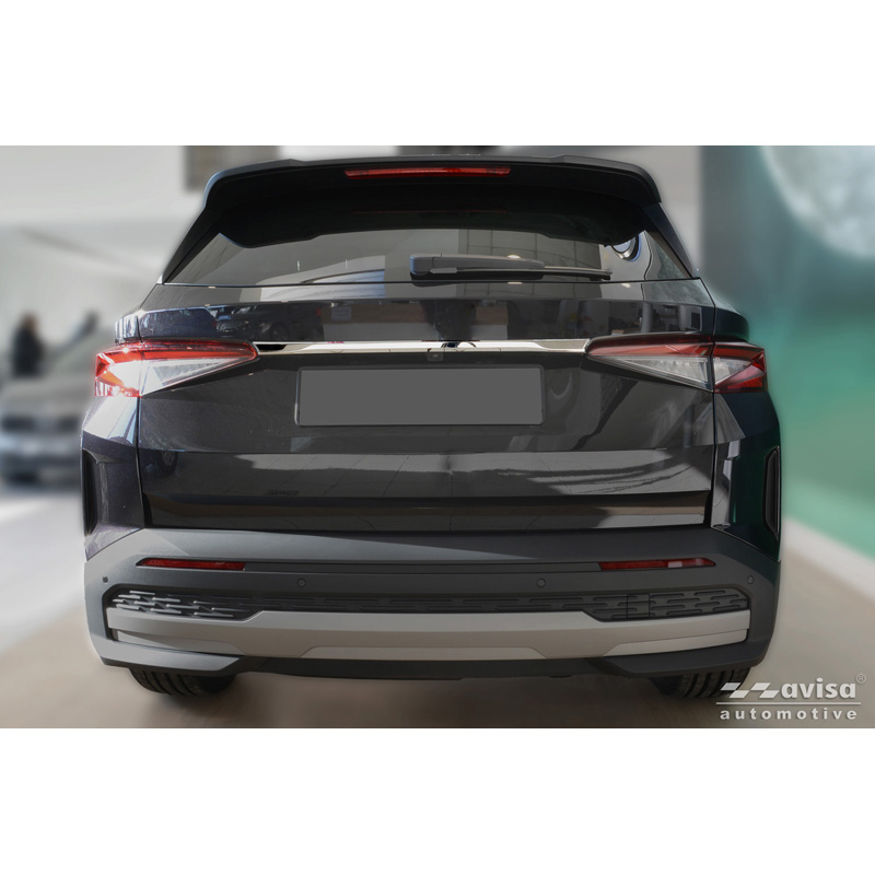 Avisa Revêtement d'habillage du hayon du coffre inox Chrome sur mesure pour Skoda Elroq 2025-