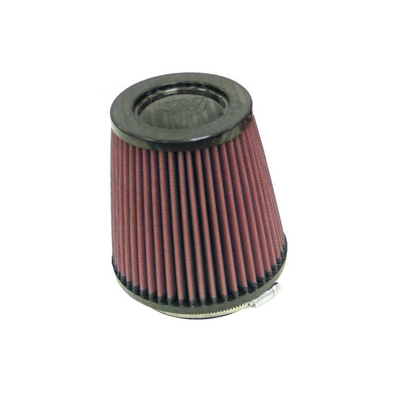 K&N Filtre à Air universel - Capot en fibre de carbone - 102mm raccord, 137mm base, 102mm du haut, 140mm hauteur (RP-4660)