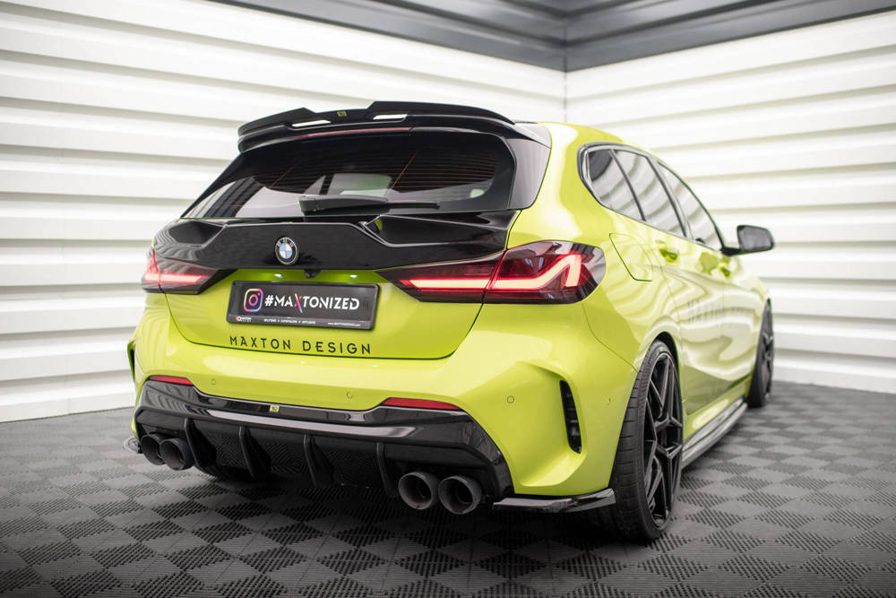 Spoiler BMW 1 F40 M Pakket & M135i Maxton Glans Zwart