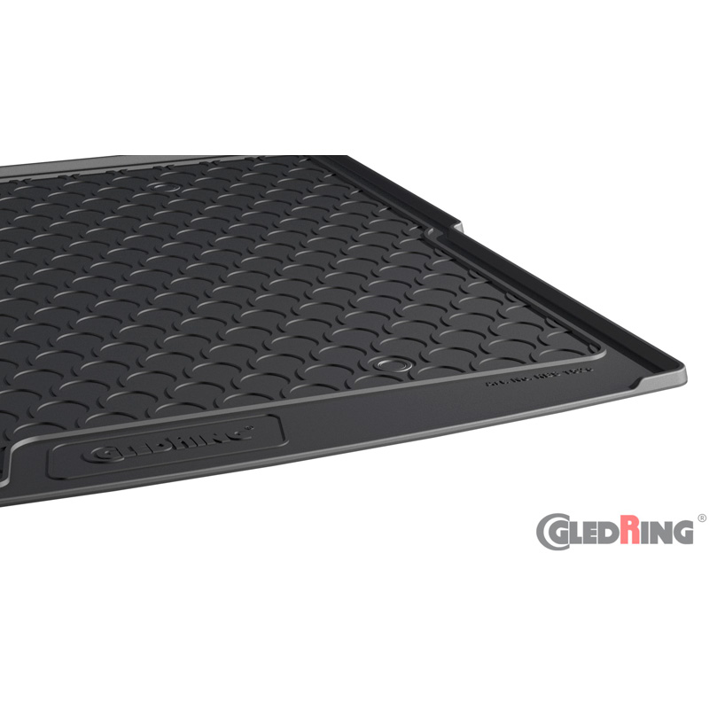 Coquille coffre-arrière Rubbasol (caoutchouc) sur mesure pour Skoda Kodiaq II (PS7) 2024- excl.PHEV (5-Personnes) (Sol en haut variable)