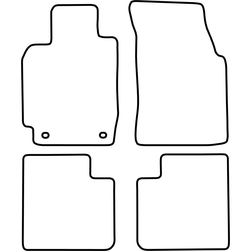 Set de tapis de sol sur mesure pour Honda HR-V 5-portes 1999-2006