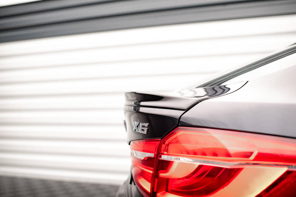 Spoiler BMW X6 M pakket F16 Maxton Glans Zwart
