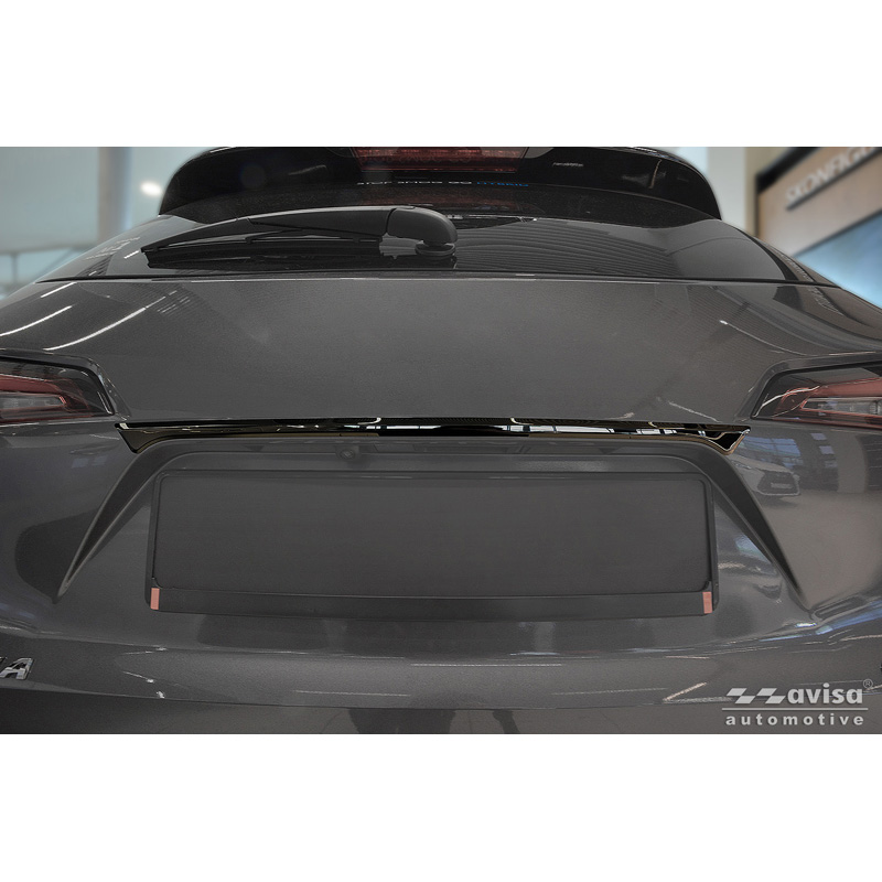Avisa Moulure de hayon en Inox Noir Chrome sur mesure pour Toyota Corolla Touring Sports (E21) 2019-