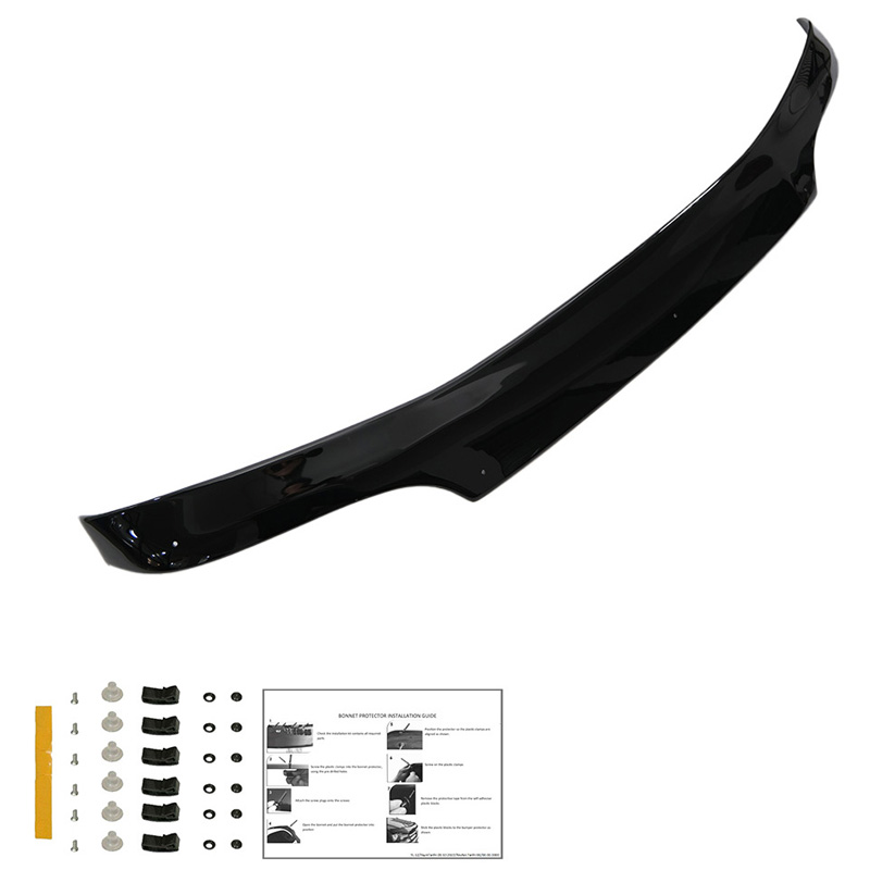 Protection du capot sur mesure pour Ford Transit MK5 1993-2002 - Noir brillant