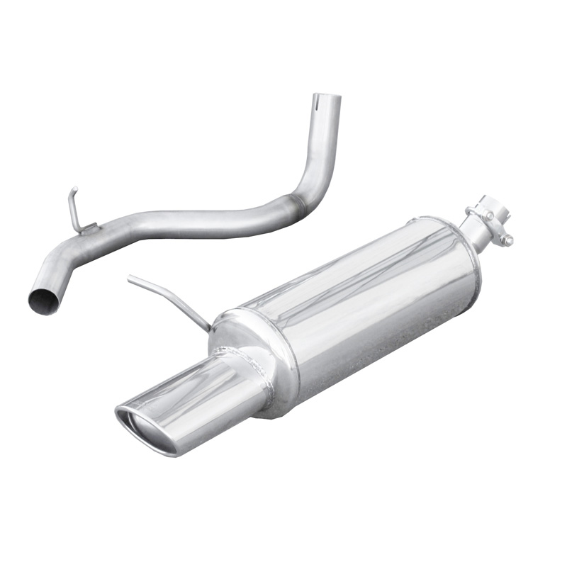 100% Inox Échappement Sport sur mesure pour Volkswagen Golf IV 1.9TDi (101cv) 1998-2003 Ø55mm 120x80mm
