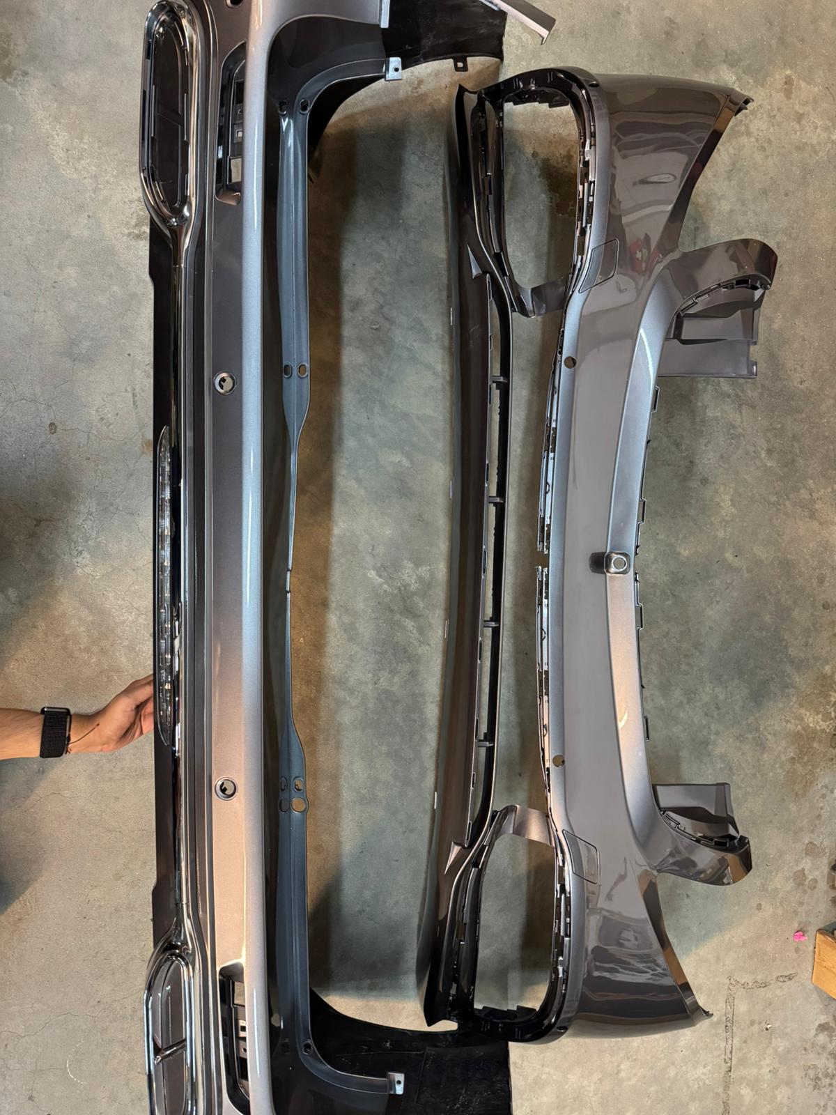 Bodykit passend voor Mercedes V-Klasse W447 15-19 Antraciet Grijs gespoten