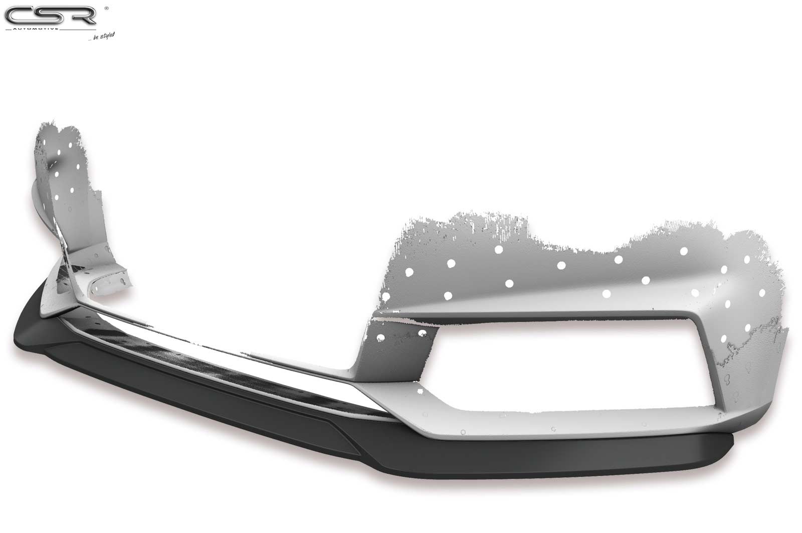 Voorspoiler Audi A4 B9 8W S-Line / S4 B9 8W Glans Zwart-outlet