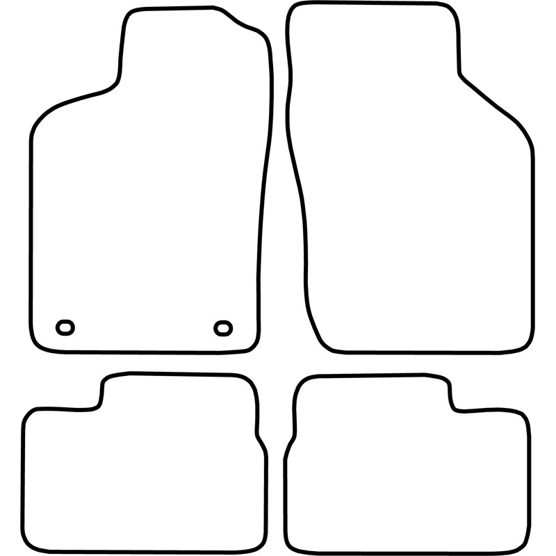 Set de tapis de sol en velours sur mesure pour Opel Vectra A 1988-1995 / Calibra A 1990-1997