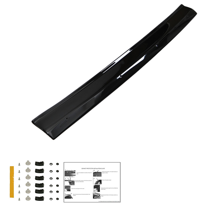Protection du capot sur mesure pour Fiat Ducato 3ème Gen. & Citroën Jumper & Peugeot Boxer 2006-2014 - Noir brillant