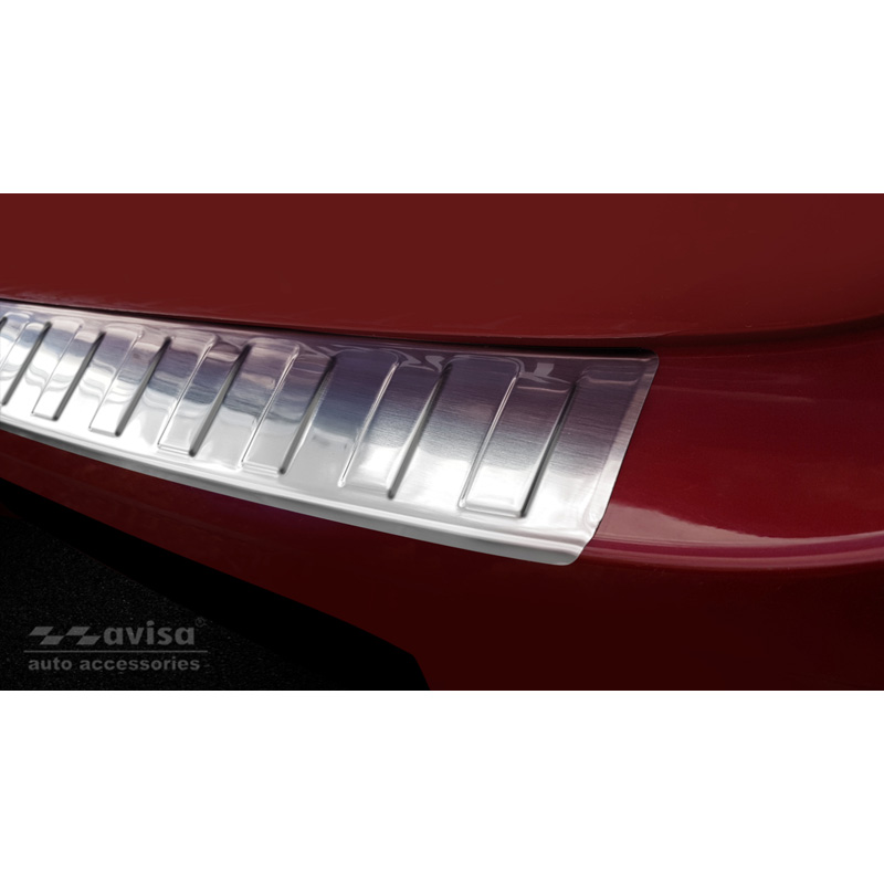 Protection de seuil arrière inox sur mesure pour Hyundai i10 III 5 portes 2019- 'Ribs'