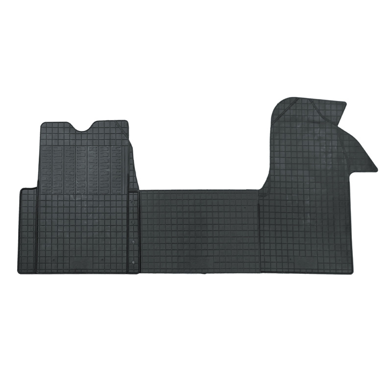 Set tapis de caoutchouc sur mesure pour Opel Movano & Renault Master 1998-2014 & Nissan NV400 2011- (3-pièces + points de fixage)