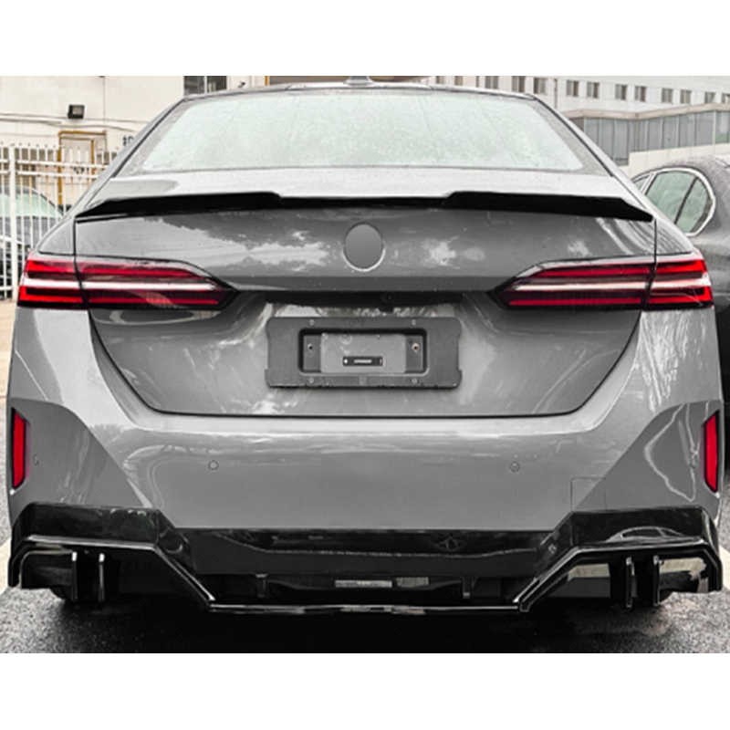 Spoiler arrière sur mesure pour BMW Série 5 G60 Sedan 2023- (ABS Noir Luisant)