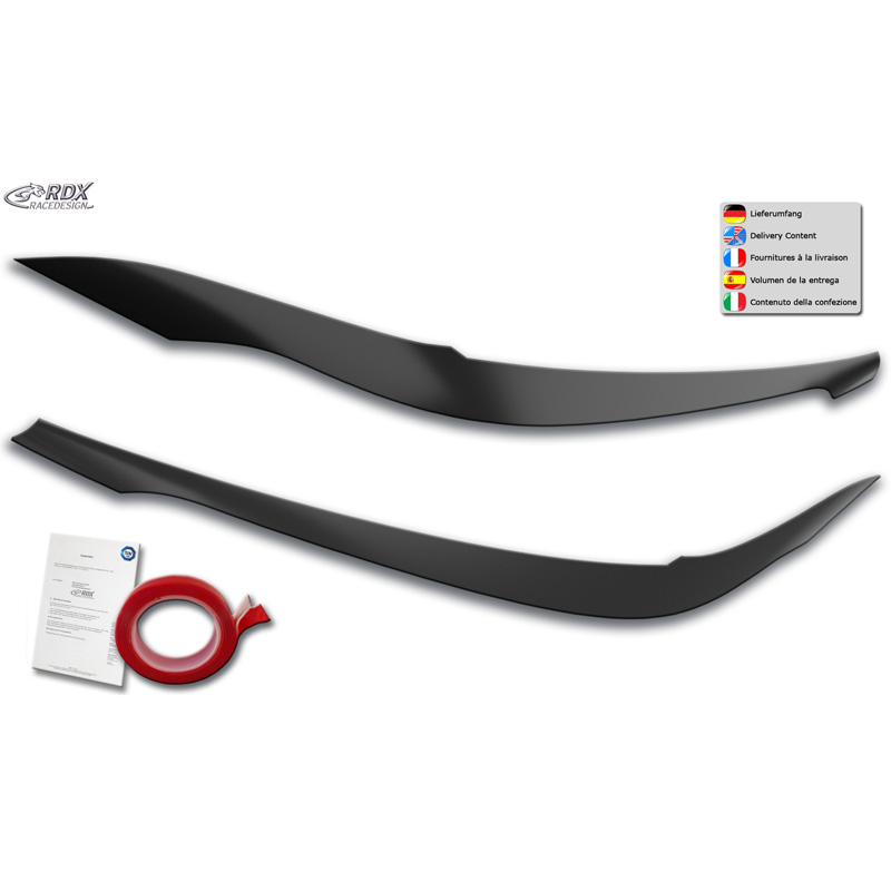 Spoilers de phares sur mesure pour BMW Série 3 G20/G21 Sedan/Touring 2019- (ABS)