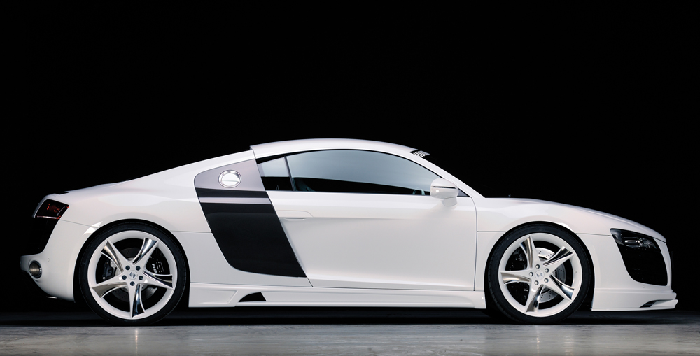 Zijskirts Audi R8 Rieger