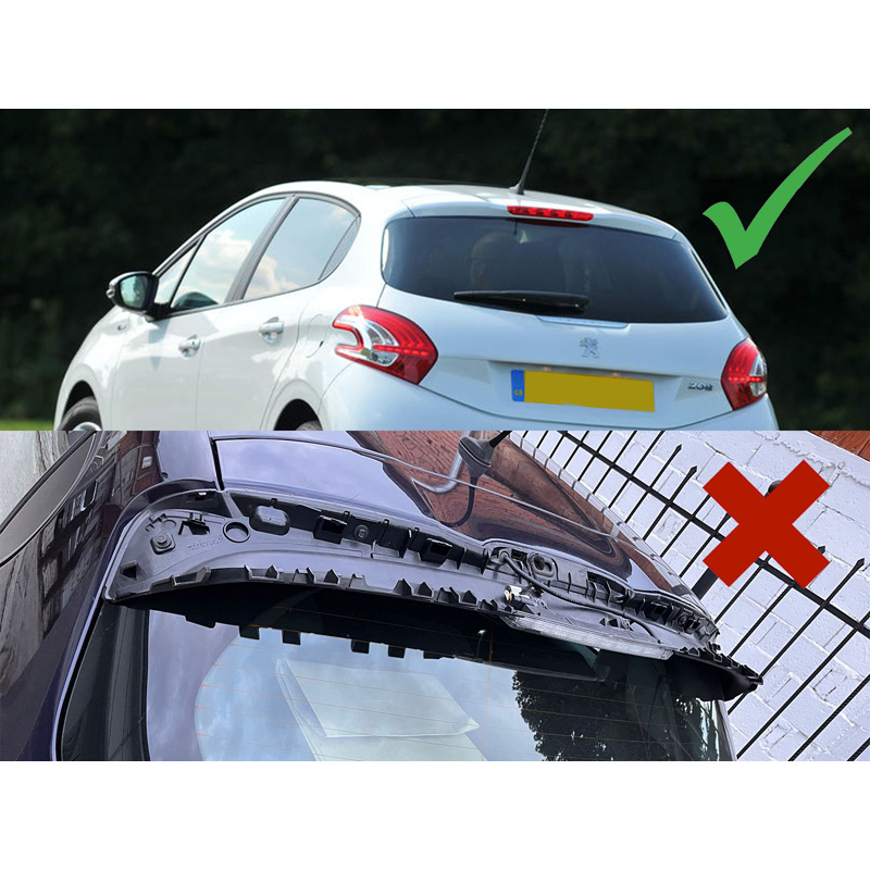 Becquet de toit sur mesure pour Peugeot 208 3/5-portes 2012- (PU)