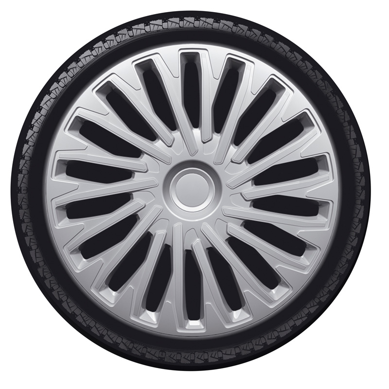 Jeu d'enjoliveurs Soho 14-inch argent