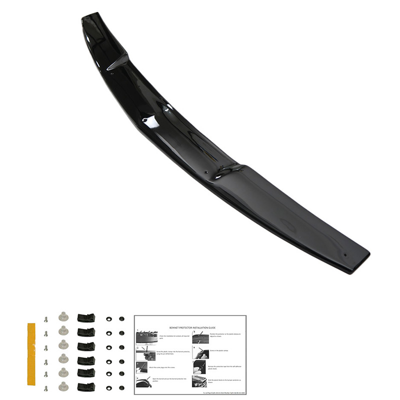 Protection du capot sur mesure pour Mitsubishi L200 Triton 4 2007-2014 - Noir brillant