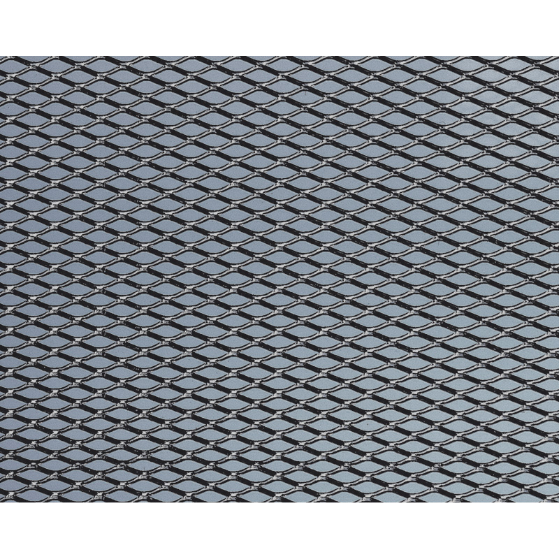 Foliatec Aluminium Grillage-Race medium noir 20x120cm - 1 pièce 13mm x 6mm