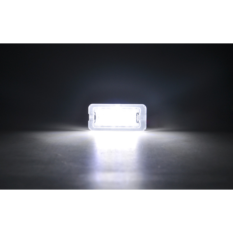 Eclairage des Plaques d'Immatriculation LED sur mesure pour Fiat 500 2007-2015 & 2015-