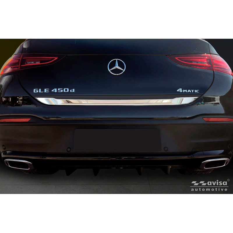 Avisa Moulure de hayon en Inox Chrome sur mesure pour Mercedes GLE Coupe (C167) 2019-2023 & Facelift 2023-