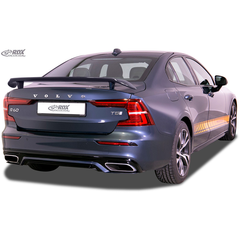 Jupes latérales 'Slim' sur mesure pour Volvo S60 & V60 II 2018- (ABS noir luisant)