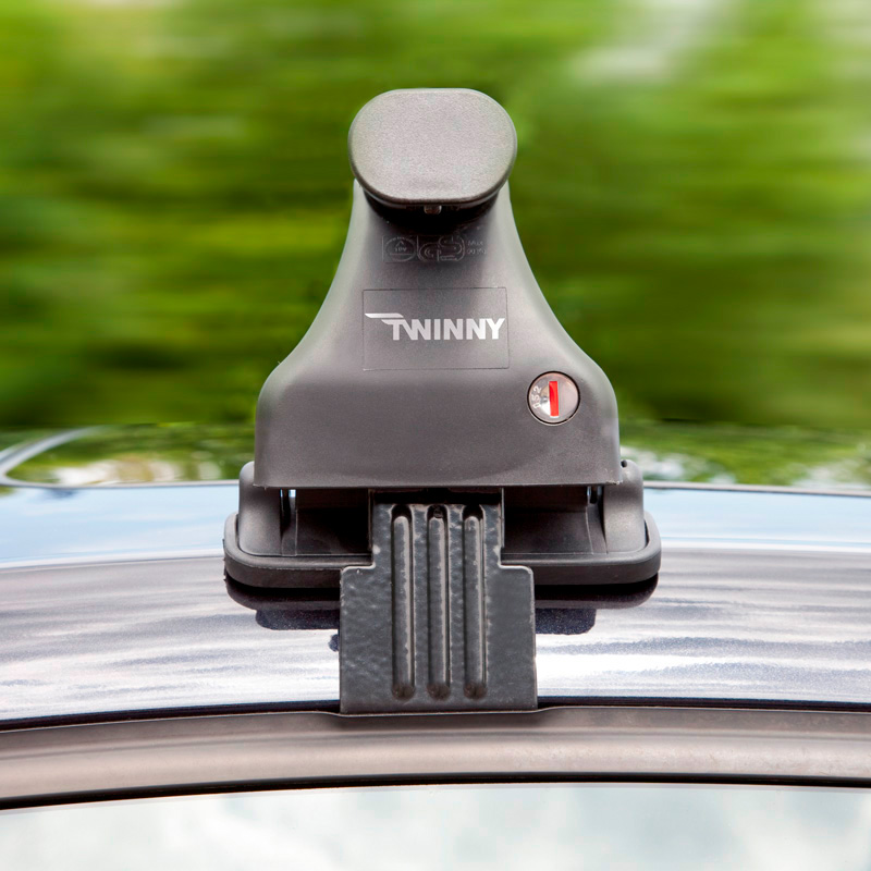 Jeu de barres de toit Twinny Load Acier S59 sur mesure pour Dacia Duster 2013-2018 & 2018-