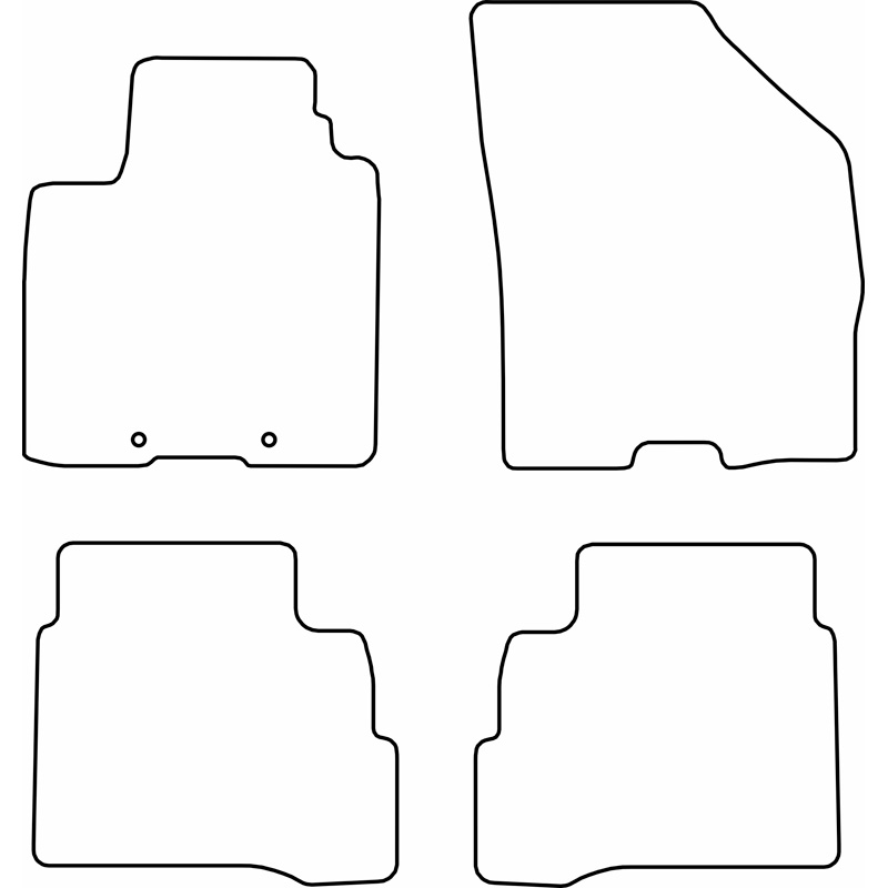 Set de tapis de sol en velours sur mesure pour Suzuki Swift VI 2023-