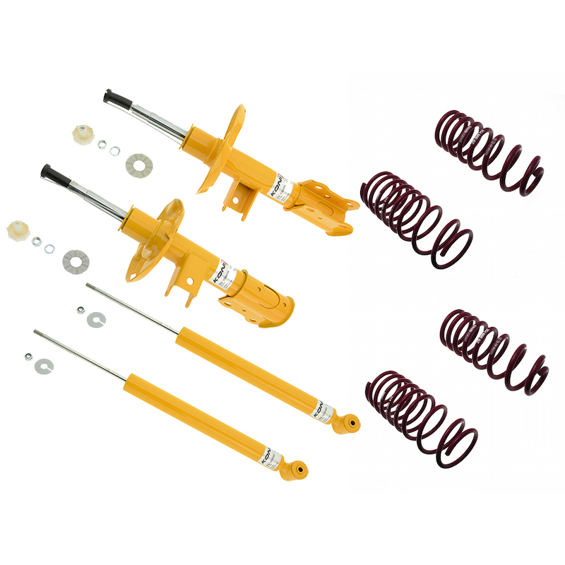 KONI Sport Kit sur mesure pour Mercedes Classe CLA (X117) Shooting Brake incl. Suspension Sport (excl. 4Matic/45AMG) 2015-2018 - 25/25mm (1140-8584)