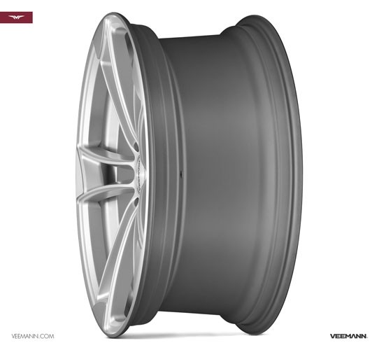 Veemann VM1 20X9 5X112 ET25 SATIN-SILVER-MACHINED-POLISHED Velge