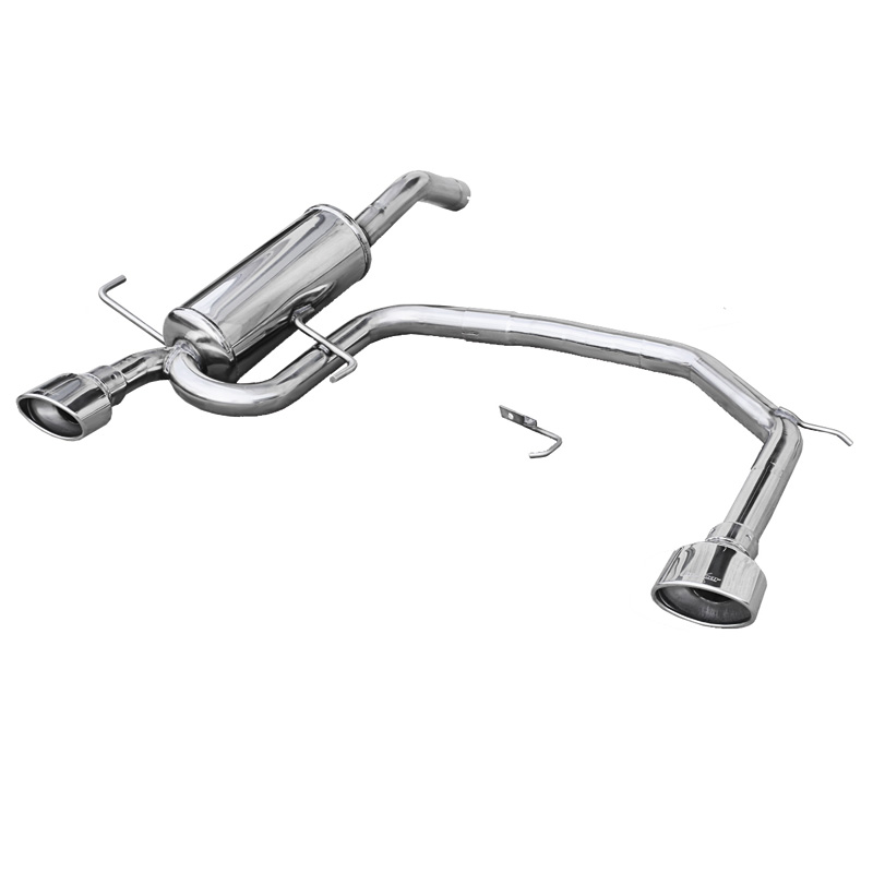 100% Inox Échappement Double sur mesure pour Alfa Romeo GT 1.9 MJET 2004- Droite/Gauche 120x80mm