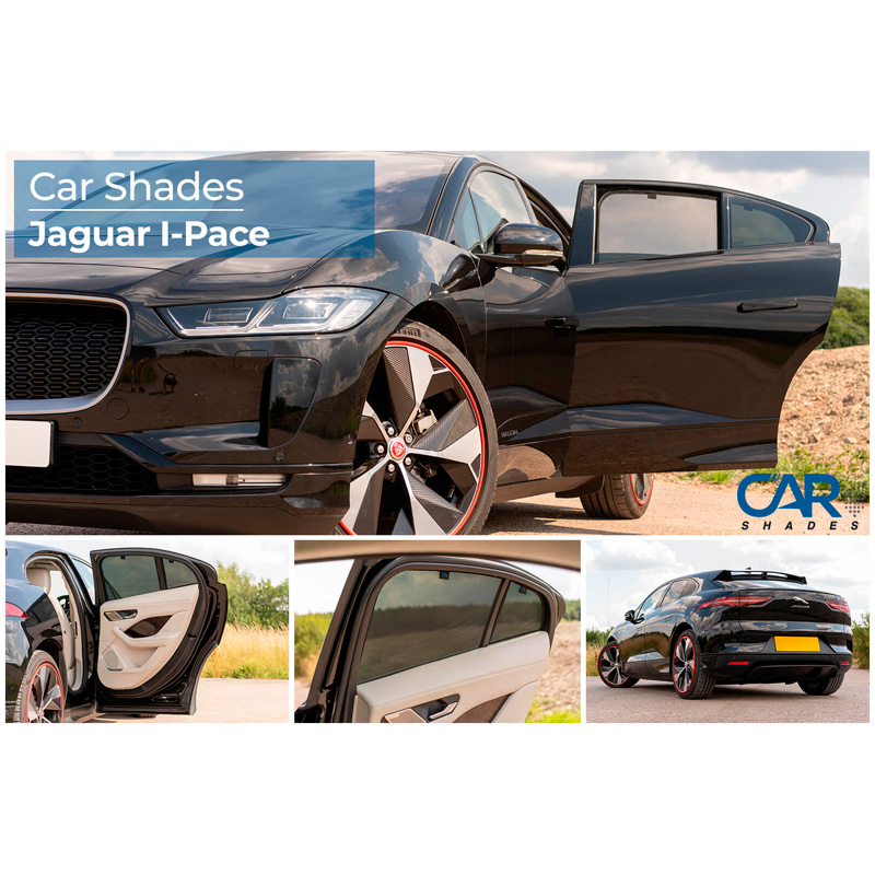 Set de Car Shades (portes arrières) sur mesure pour Jaguar I-Pace 2018- (4-pièces)