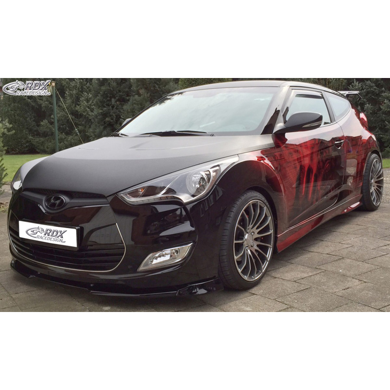 Jupes latérales sur mesure pour Hyundai Veloster (FS) 2011- (ABS)