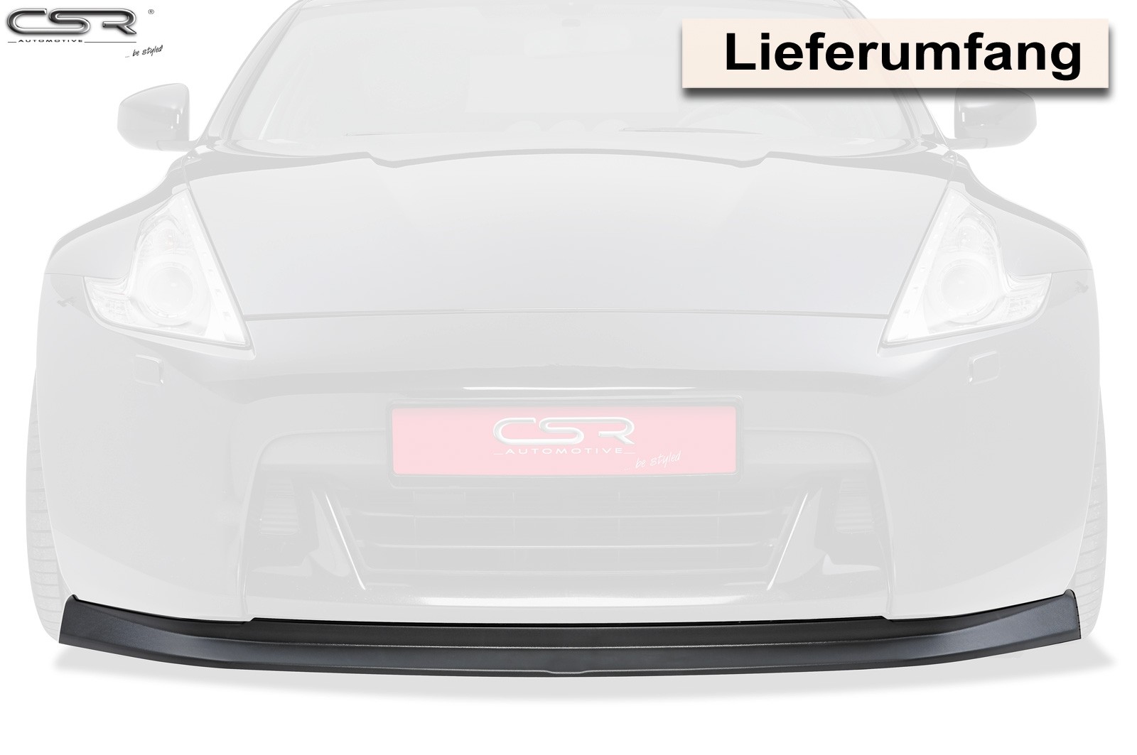 Cupspoilerlip carbon-look Nissan 370Z Z34 CSL166-C