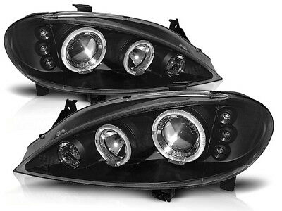 Phares Renault Megane 99-02 Angel Eyes noire