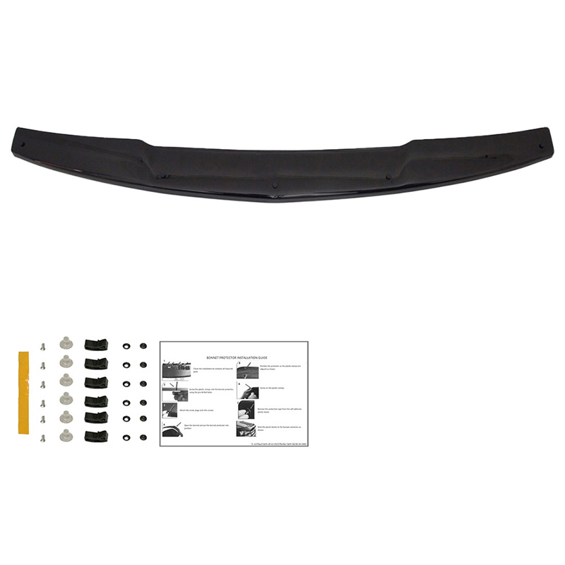 Protection du capot sur mesure pour Mitsubishi L200 Triton 4 2007-2014 - Noir brillant
