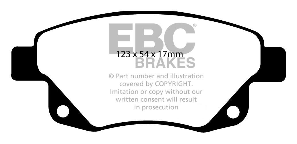 EBC Brakes FORD BEDRIJFSWAGEN Transit 330 RWD 2006-.. Remblokken