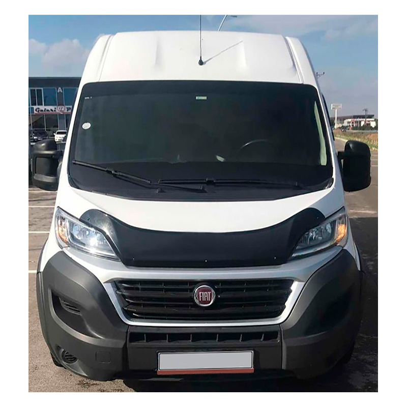 Protection du capot sur mesure pour Fiat Ducato 4ème Gen. 2014- & Peugeot Boxer 2014- - Noir brillant