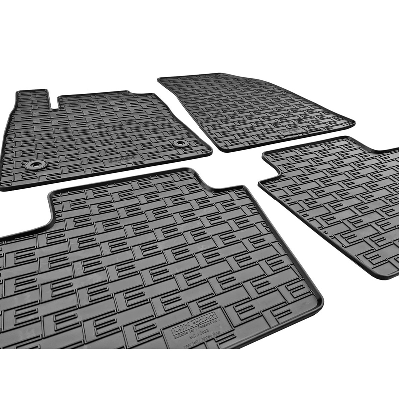 Set tapis de caoutchouc sur mesure pour MG 4 (EV) 2022- (4-pièces + points de fixage)