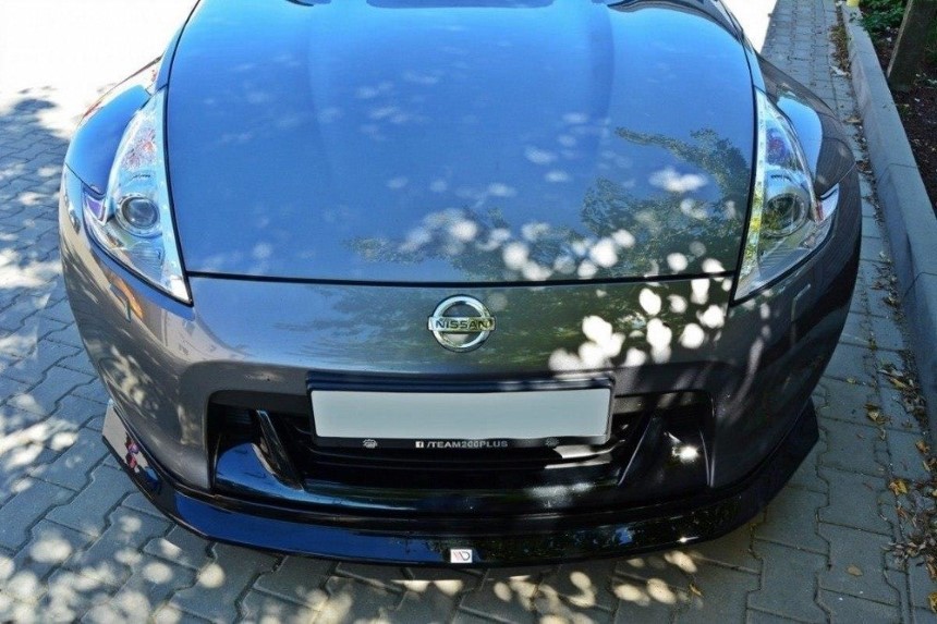 Voorspoiler Nissan 370Z Maxton Design Glans Zwart