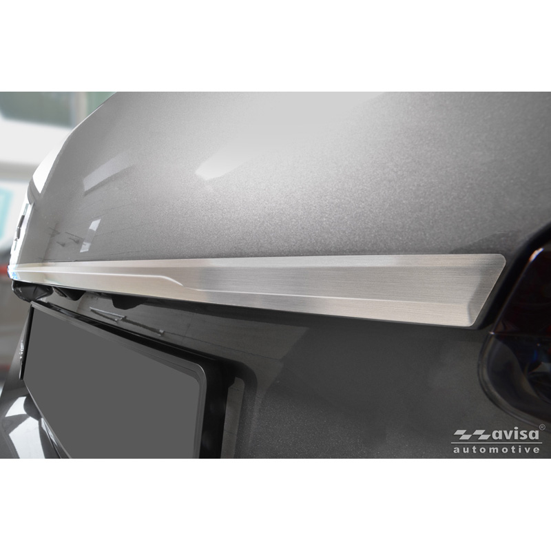 Avisa Revêtement d'habillage du hayon du coffre inox brossé sur mesure pour Skoda Superb IV Liftback (NZ3) 2024-