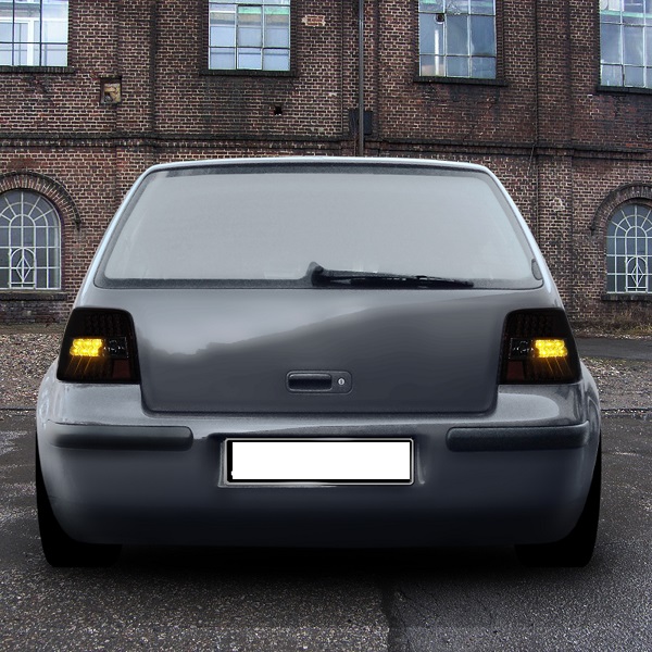 Feux arriere VW Golf IV LED old-skool de fumee