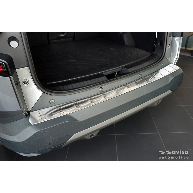 Avisa Protection de seuil arrière inox sur mesure pour Dacia Bigster 2024- 'Ribs'