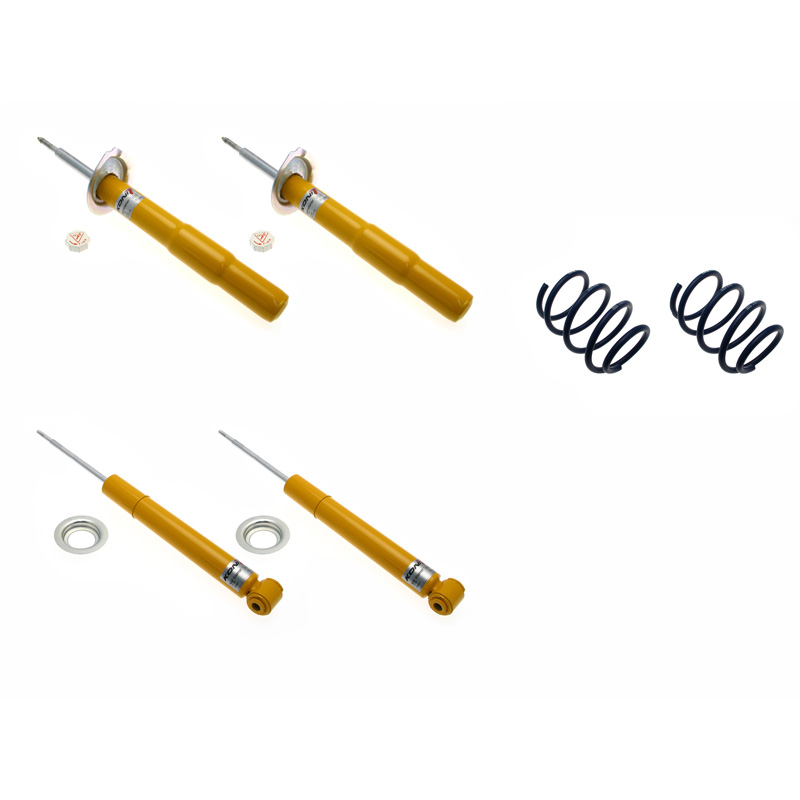 KONI Sport Kit sur mesure pour BMW Série 5 (E60) Sedan 540i/545i/550i/525d/530d/535d (excl. EDC) 2003-2009 - AV30mm - AR: Suspension pneumatique (1140-2554)
