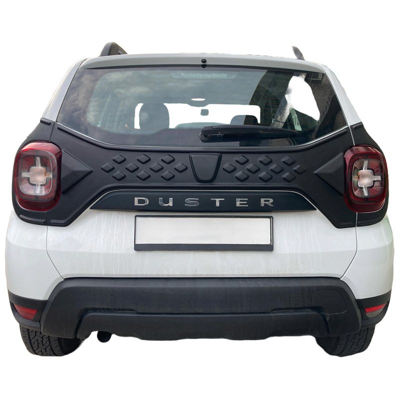 Protecteurs de hayon et feux arrière sur mesure pour Dacia Duster II 2018-2024 - Noir mat