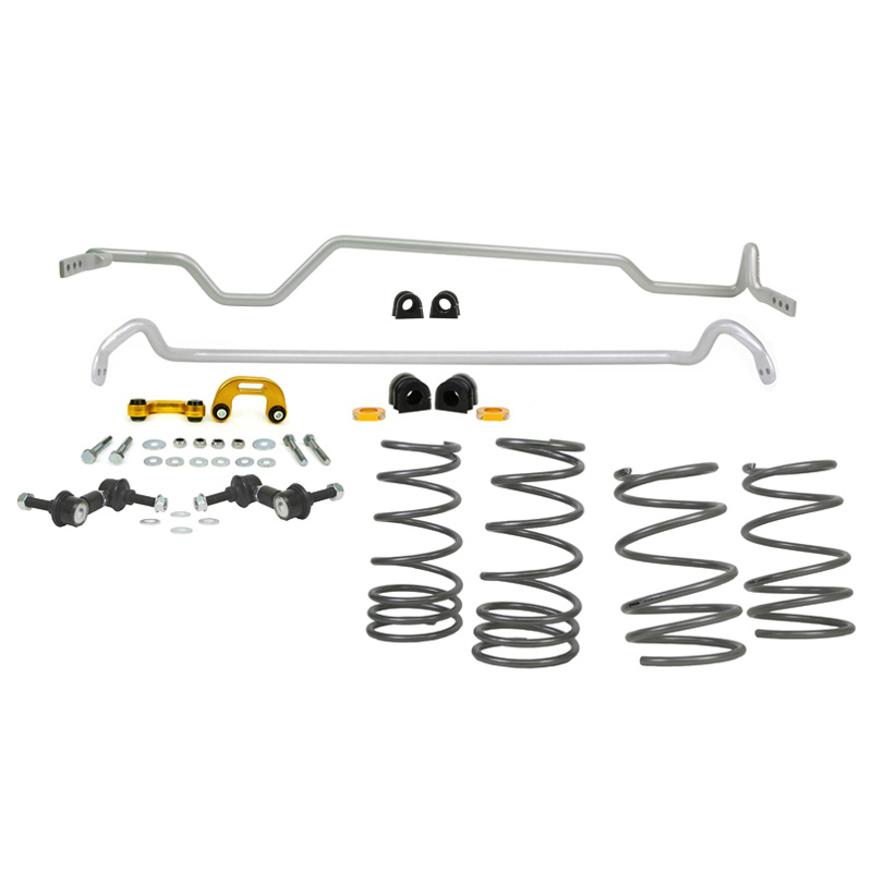 Whiteline Grip-Série 1 Kit de barre stabilisatrice et de ressort d'abaissement sur mesure pour Subaru Impreza Sedan GD 2.0 4WD 2005-