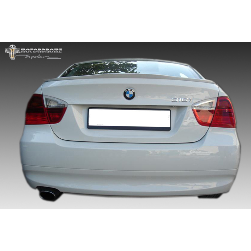 Lèvre spoiler arrière sur mesure pour BMW Série 3 E90 Sedan 2005-2012 (PU)